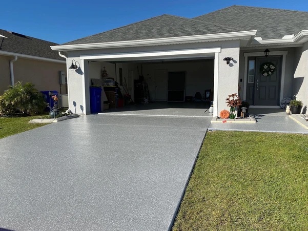 Garage epoxy floor